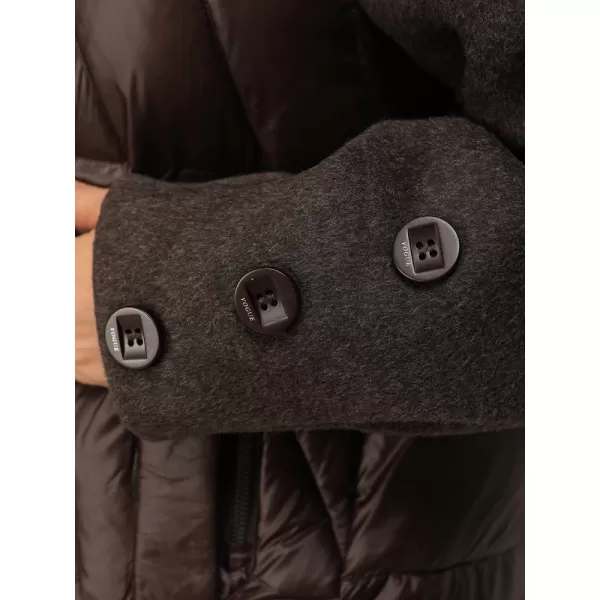  Női kabát DSTREET TY5933 BARNA 
