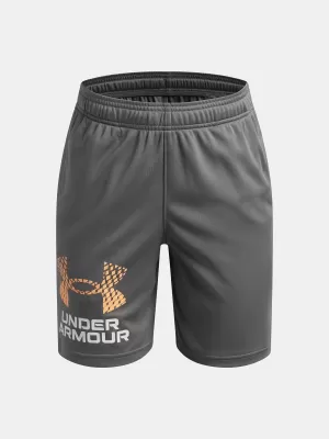 Fiú rövidnadrág UNDER ARMOUR TECH LOGO SHORTS 1383333-709 ZÖLD