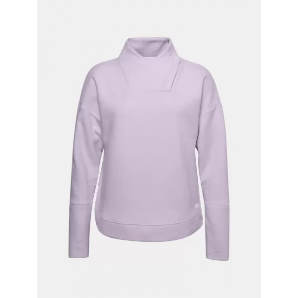  Női pulóver UNDER ARMOUR RECOVER FLEECE WRAP NECK 1356347-570 LILA 