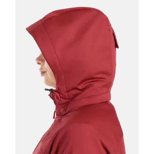  Női softshell kabát KILPI ONTAVIA-W 1L0113KI SÖTÉTVÖRÖS 
