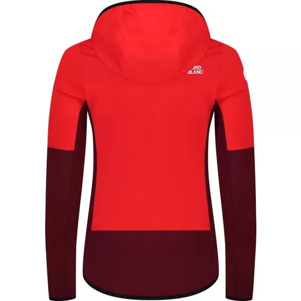  Női powerfleece pulóver NORDBLANC RAVINE NBSFL8336 PIROS 