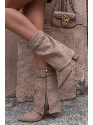 Női bokacsizma BOTO LA3116 KHAKI