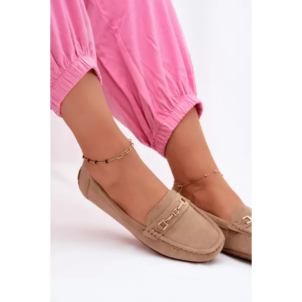  Női mokaszinok BOTO FT247 KHAKI 