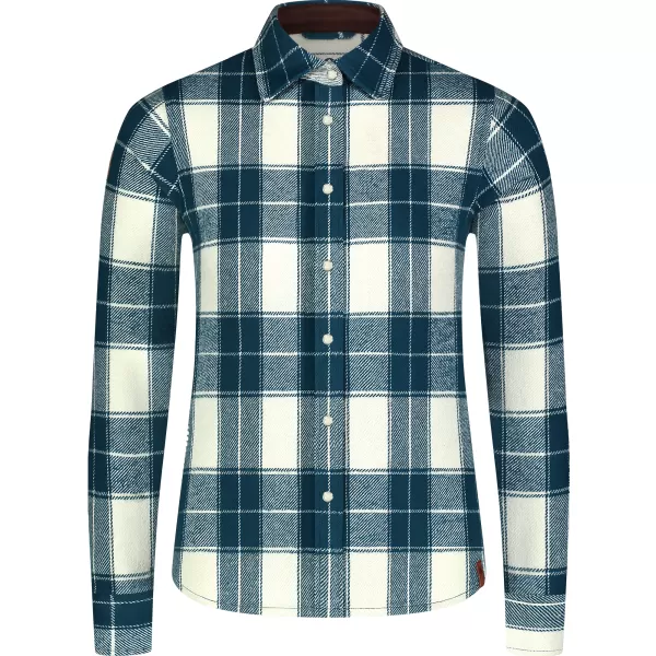  Női flanel ing NORDBLANC WILLOW NBSSL8371 SÖTÉTKÉK 