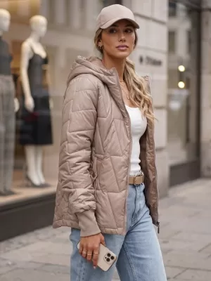 Női kabát DSTREET TY5783 BÉZS