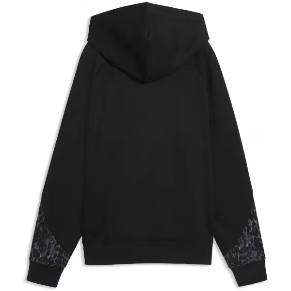  Női pulóver PUMA SPORT ANIMAL STANDARD HOODIE FL 69400701 PUMA FEKETE 