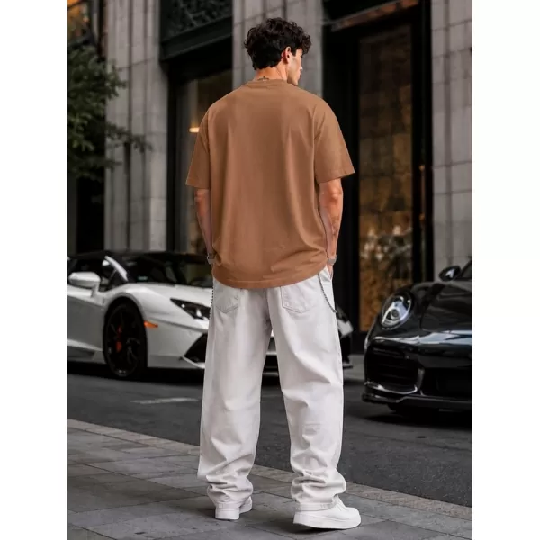  Férfi póló DSTREET RX5685 KARAMELLA 