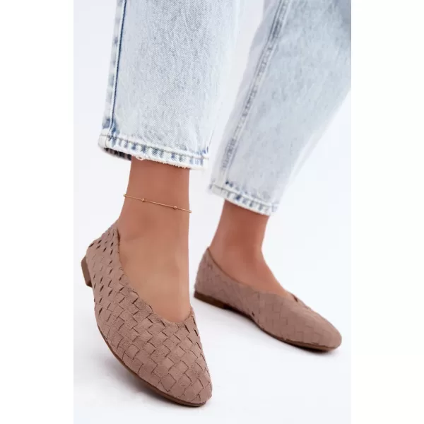  Női balerinák BOTO 9867 KHAKI 