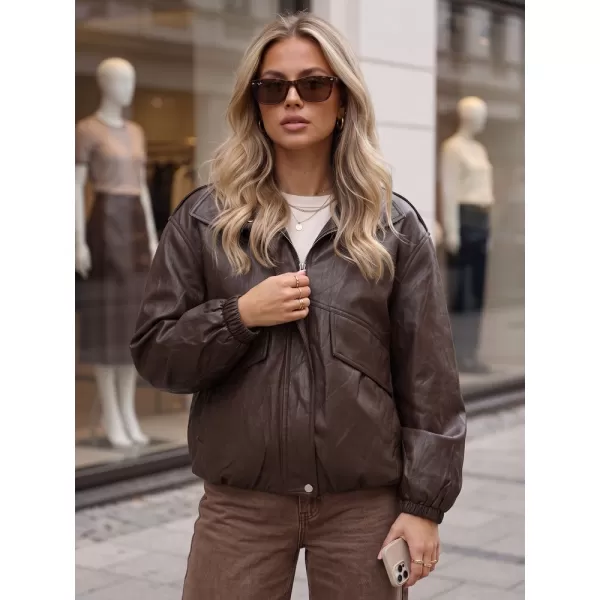  Női kabát DSTREET TY6070 BARNA 
