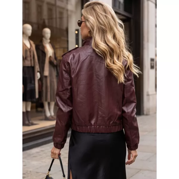  Női kabát DSTREET TY5873 BORDÓ 