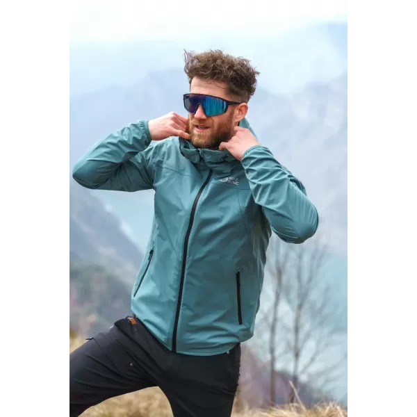  Férfi vízálló softshell kabát NORDBLANC EXPEDITIOUS NBSSM8323 ZÖLD 