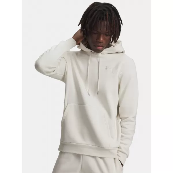  Férfi pulóver UNDER ARMOUR ICON FLEECE HOODIE 1373880-110 FEHÉR 