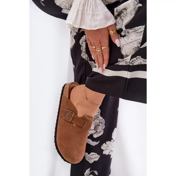  Női papucs BIG STAR SHOES RR274A387 BARNA/BÉZS 