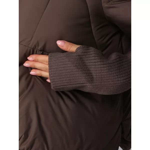  Női kabát DSTREET TY5896 BARNA 