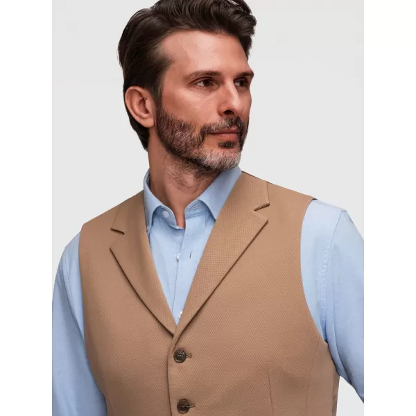  Férfi mellény OMBRE V66 BARNA 