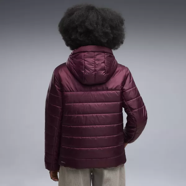  Női kabát PUMA ESS HOODED PADDED JACKET 68523124 RUBIN NOIR 