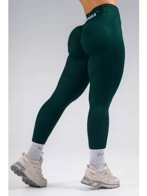 Magas derekú extra push-up leggings NEBBIA PRIMAL 850 SÖTÉTZÖLD