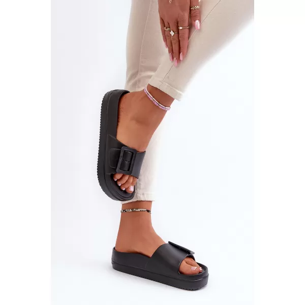  Női papucs BIG STAR SHOES NN274A662 FEKETE 