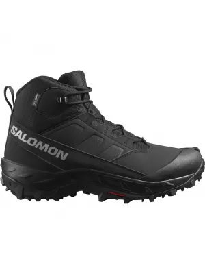 Férfi cipők SALOMON CROSSTRAK WATERPROOF L47570200 FEKETE/FEKETE/ASZFALT