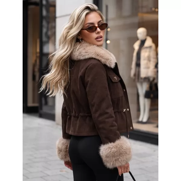  Női kabát DSTREET TY5705 BARNA 