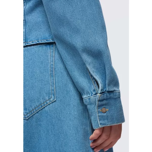  Női ing OMBRE OW-SH-E0070 KÉK 