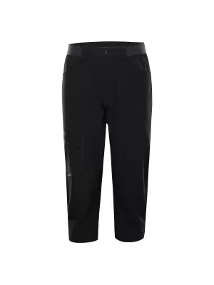 Férfi capri nadrág ALPINE PRO WEDER 2 FEKETE