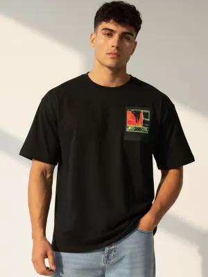 Férfi póló DSTREET RX5304 FEKETE