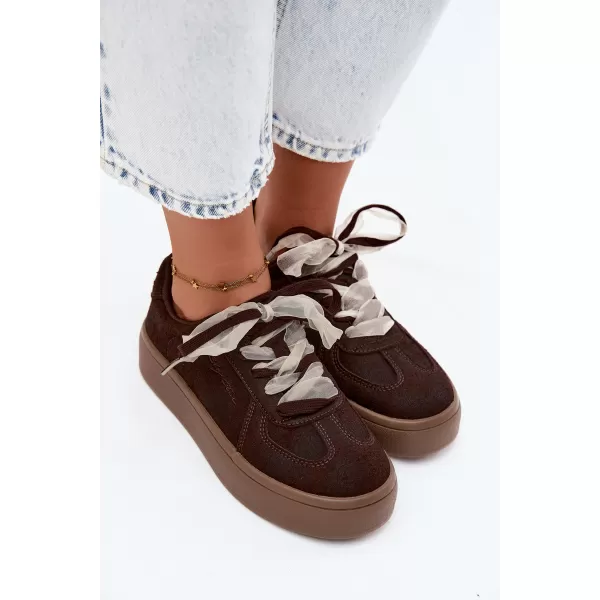  Női tornacipő BIG STAR SHOES UU274004 BARNA 