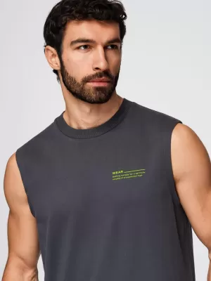 Férfi póló OMBRE OM-TSTT-0243 GRAFIT