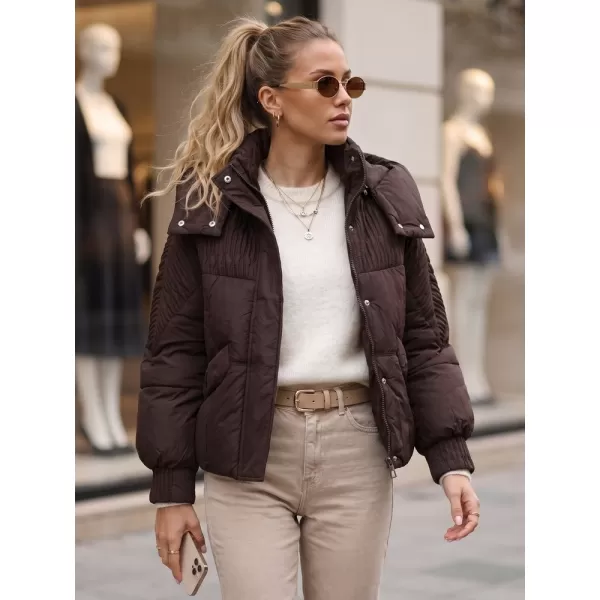  Női kabát DSTREET TY6039 BARNA 