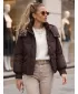 Női kabát DSTREET TY6039 BARNA