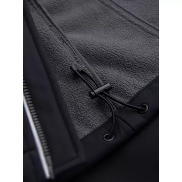  Férfi softshell kabát OMBRE C581 FEKETE 