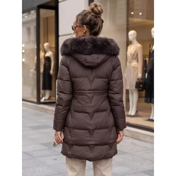 Női kabát DSTREET TY5822 BARNA 