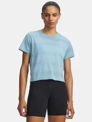 Női póló UNDER ARMOUR VELOCITI SHORTSLEEVE 6009540-425 KÉK