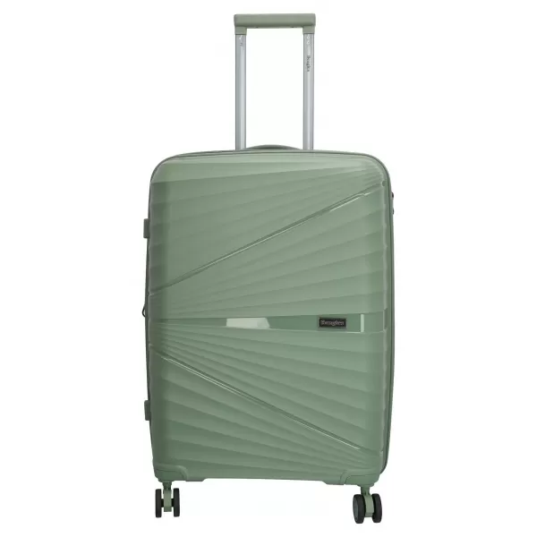  Shell bőrönd BEAGLES TRAVEL M 25138 TERMÉSZETES ZÖLD 