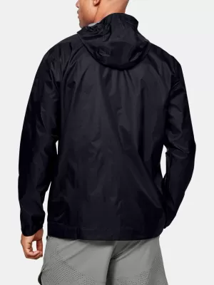 Férfi dzseki UNDER ARMOUR CLOUDBURST STORM SHELL 1350950-001 FEKETE
