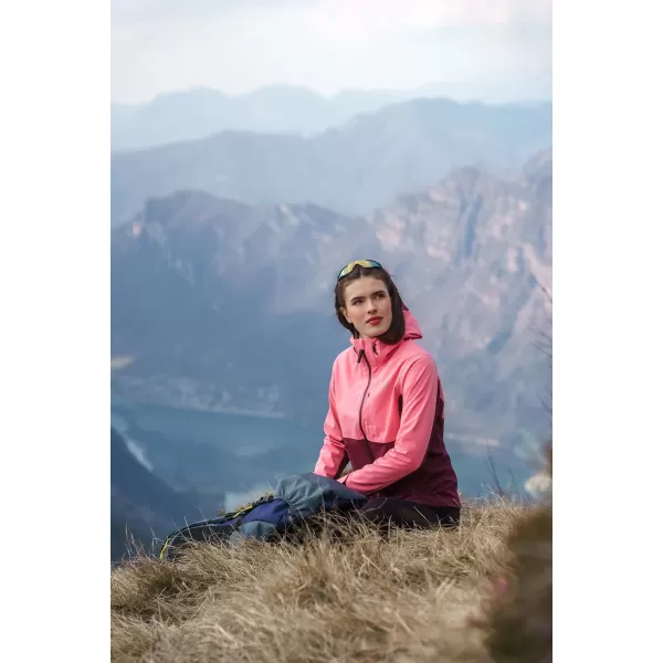  Női softshell kabát NORDBLANC BLINK NBSSL8320 RÓZSASZÍN 