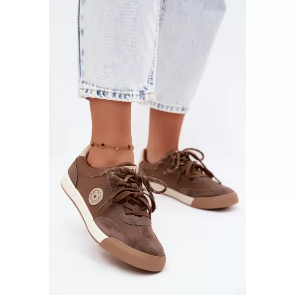  Női tornacipő BIG STAR SHOES UU274002 BARNA/BÉZS 