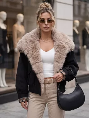 Női kabát DSTREET TY5842 FEKETE