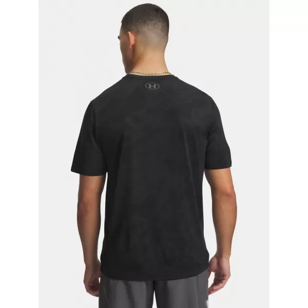  Férfi póló UNDER ARMOUR TECH VENT JCQRD SS 1390047-001 FEKETE 
