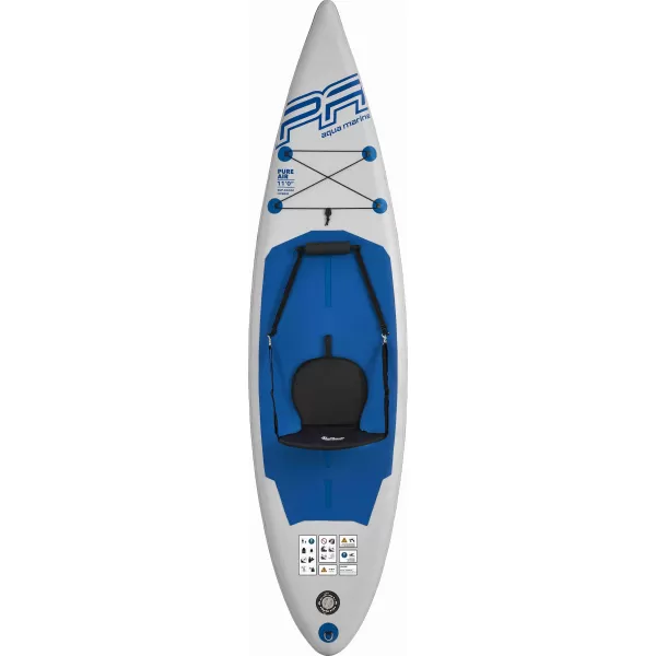  Eveződeszka AQUA MARINA Pure Air Combo 11 - 2022 KÉK/SZÜRKE 