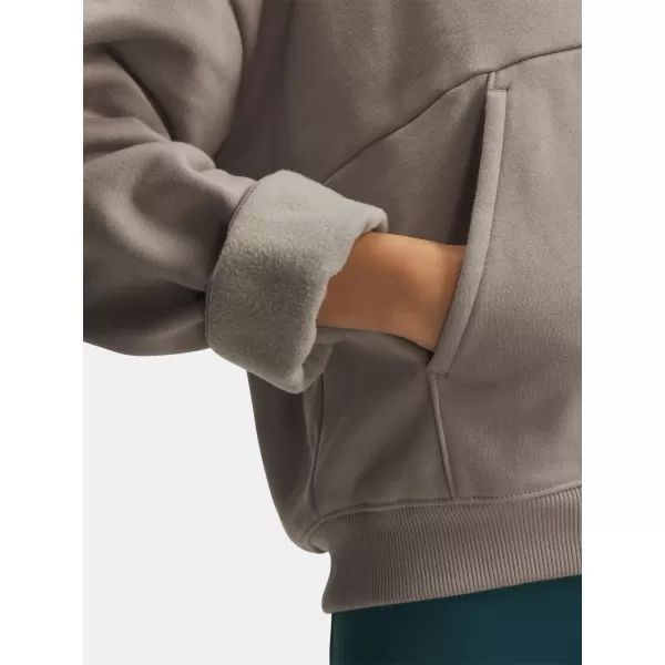  Női pulóver UNDER ARMOUR ICON FLEECE HZ HOODIE 6012843-203 BARNA 
