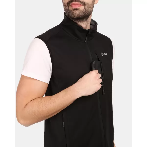  Férfi softshell mellény KILPI NOIL-M 1M0116KI FEKETE 