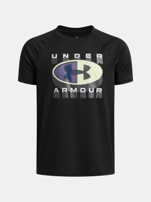 Fiú póló UNDER ARMOUR B TECH GRAPHIC SS 6009615-001 FEKETE