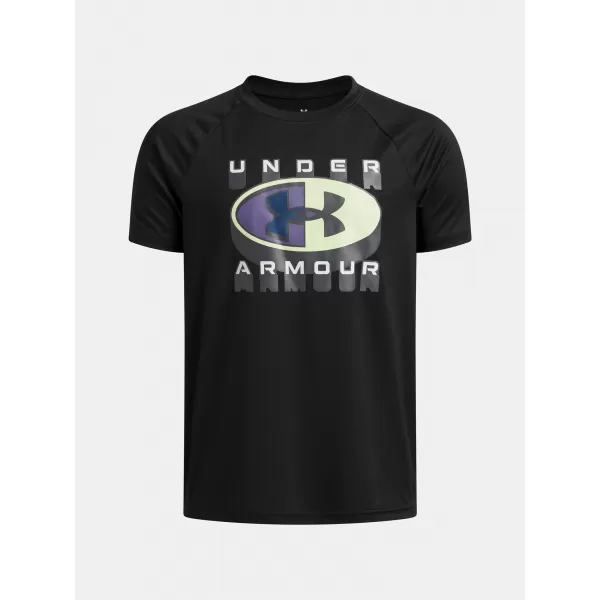  Fiú póló UNDER ARMOUR B TECH GRAPHIC SS 6009615-001 FEKETE 