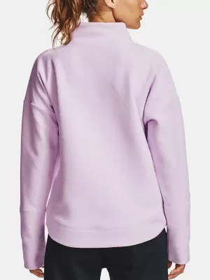 Női pulóver UNDER ARMOUR RECOVER FLEECE WRAP NECK 1356347-570 LILA
