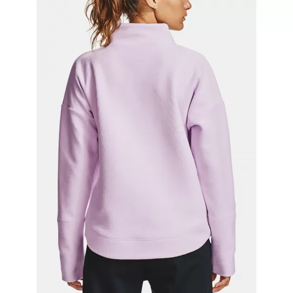  Női pulóver UNDER ARMOUR RECOVER FLEECE WRAP NECK 1356347-570 LILA 