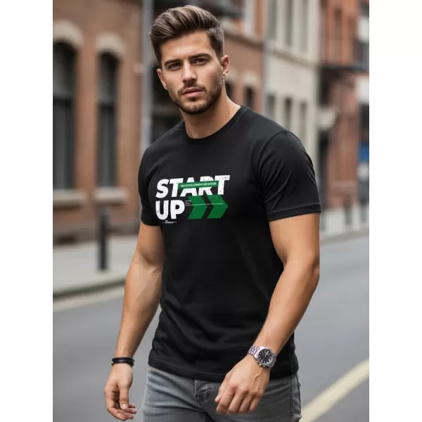  Férfi póló DSTREET NX0150R-BK FEKETE 