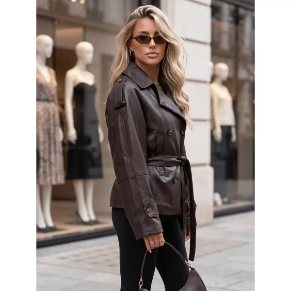  Női kabát DSTREET TY5912 BARNA 