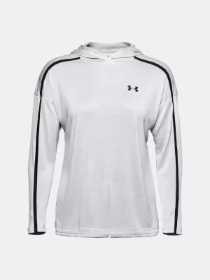 Női pulóver UNDER ARMOUR TECH TWIST GRAPHIC HOODIE 1351977-014 SZÜRKE